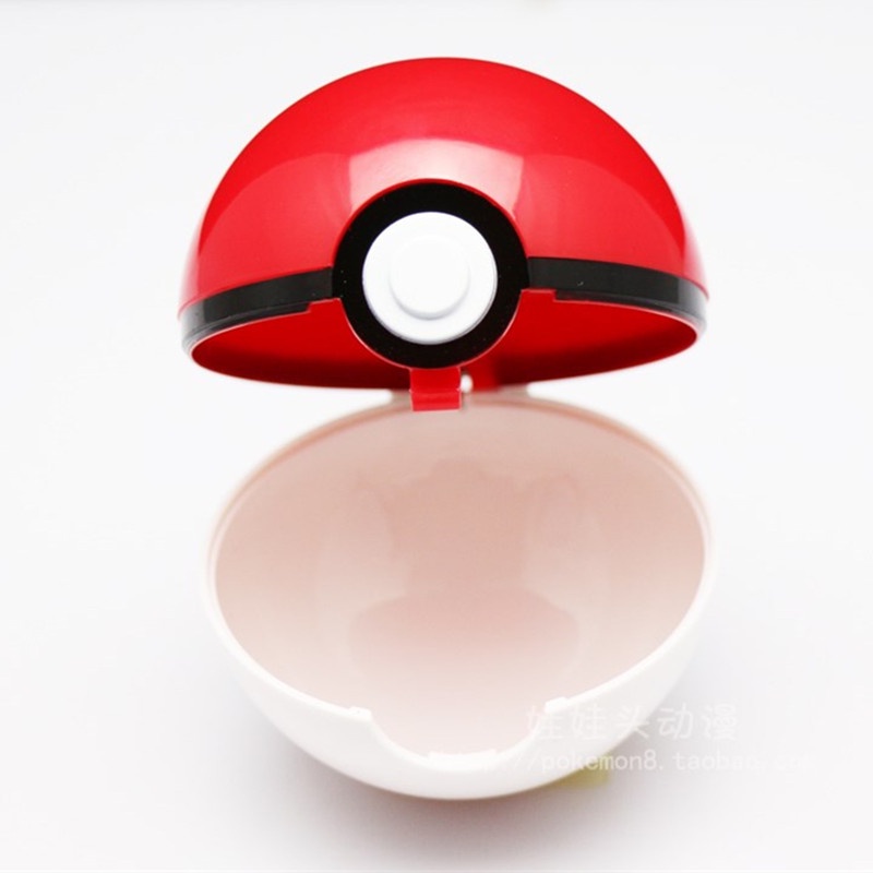 Quả Bóng Bật Lên Được 7cm + Mô Hình Pikachu / Quái Vật Trang Trí Tivi / Đồ Chơi Thu Nhỏ Cho Bé