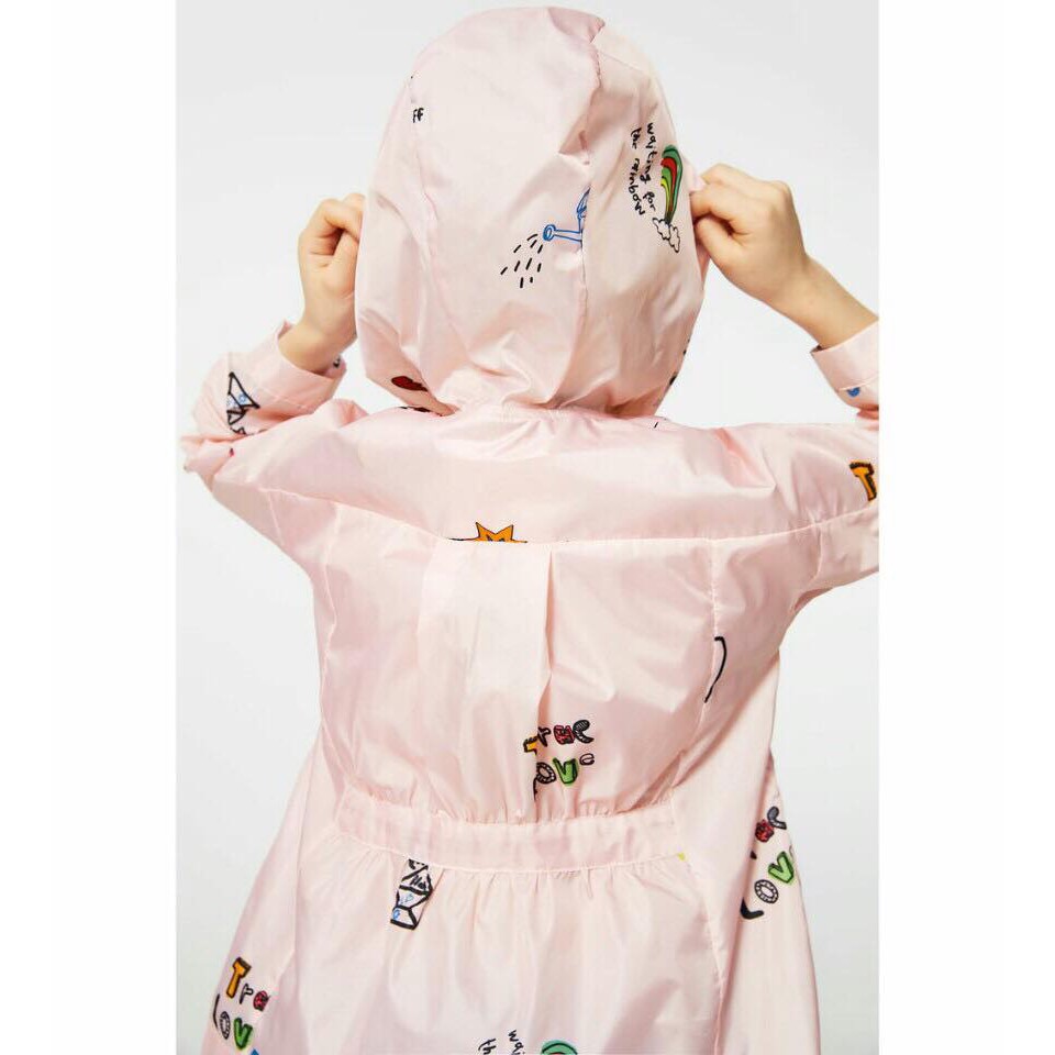 Áo gió Zara bé gái 1 lớp size đại size 5-13/14T