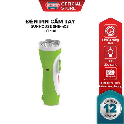 Đèn pin tay cầm SUNHOUSE – cỡ nhỏ SHE-4051