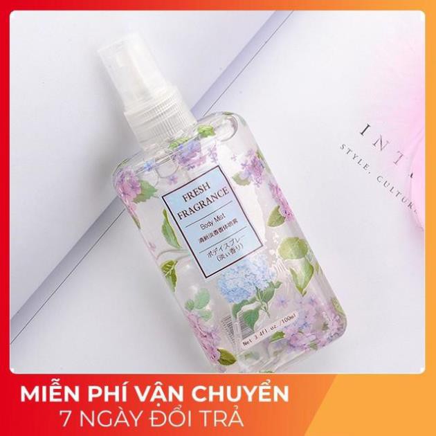 [FREESHIP]  Xịt thơm toàn thân Body Mist Flower Of Story 100ml