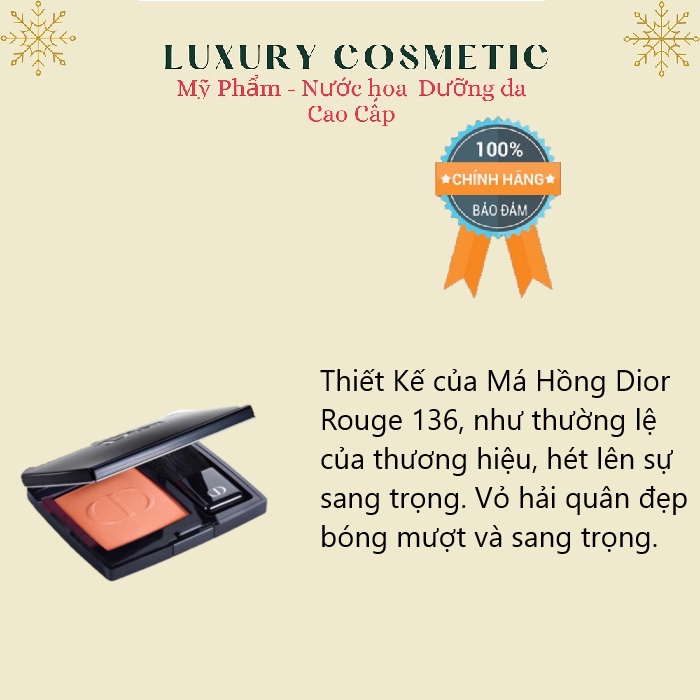 Phấn Má DIOR Rouge Blush 136