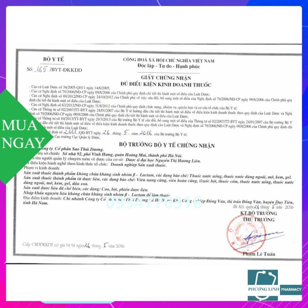 Viên Vai Gáy Thái Dương hộp lơn 30v