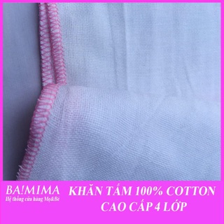 Khăn Tắm cho trẻ sơ sinh 4 lớp
