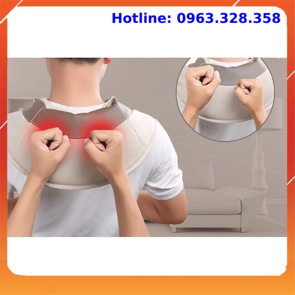 Đai massage đấm lưng vai cổ gáy Akiko - Nhật Bản