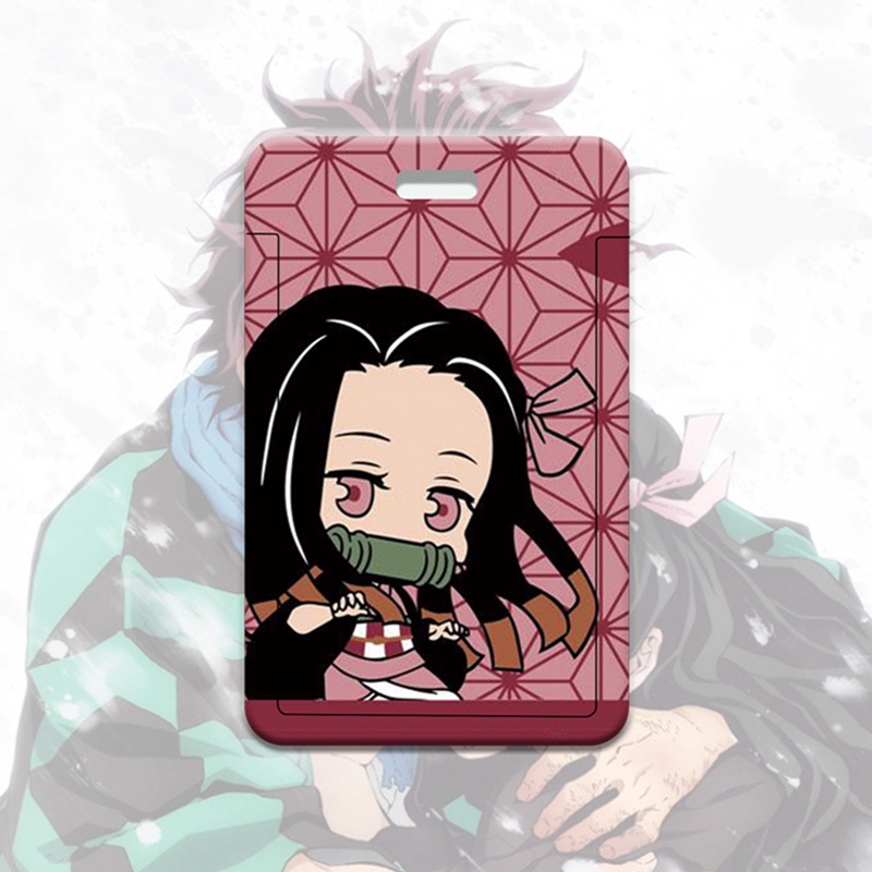 Ốp Điện Thoại Có Dây Đeo Cổ In Hình Anime Demon Slayer Cho Học Sinh