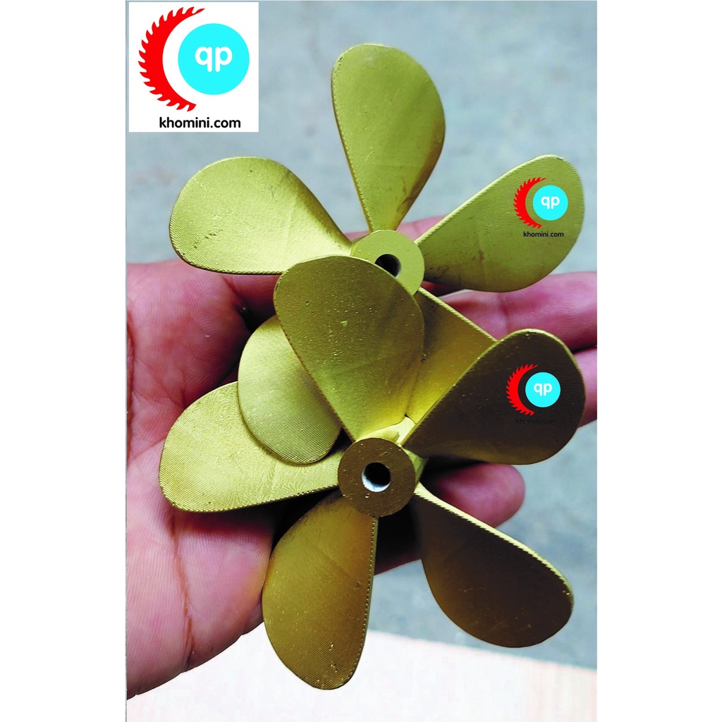 Chân Vịt Mô Hình 5 Cánh, 5cm, Thuận, Nghịch, Tàu mô hình điều khiển RC