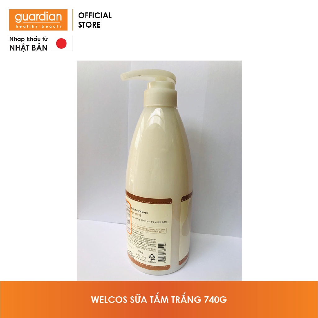 Sữa Tắm Welcos Giúp Sáng Da Giàu Protein 740g