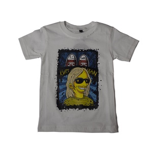 Áo Thun Họa Tiết Kurt Cobain Simpson Cá Tính