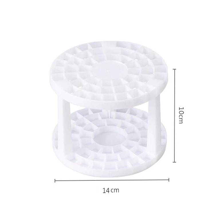 Giá Đỡ Cọ Trang Điểm 52 Lỗ Hình Tròn Cỡ Lớn Đa Năng Tiện Dụng