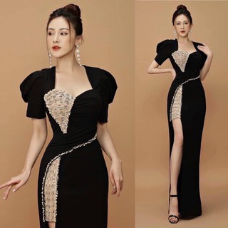 ĐẦM BODY KẾT ĐÁ CAO CẤP - YB20596