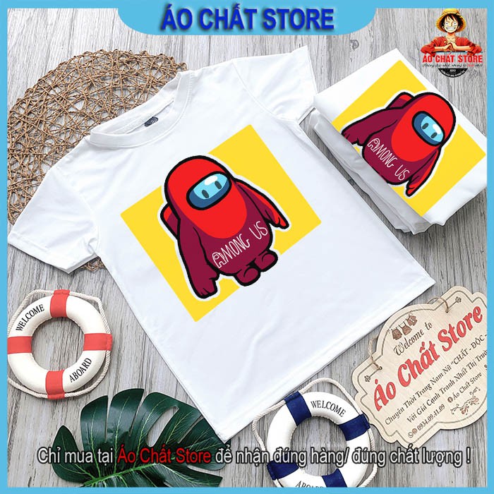 Áo thun Among Us đẹp | Áo Among Us bé trai mẫu mới vải đẹp AU31 | Áo Chất Store