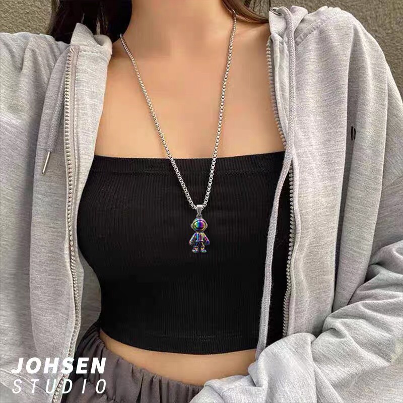Dây chuyền bạc nam nữ hình PHI HÀNH GIA ÁNH LỬA - Vòng cổ phụ kiện thời trang unisex đeo đôi