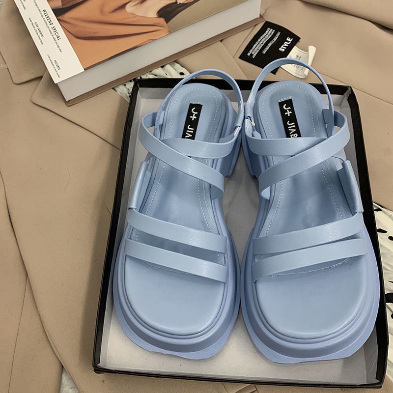 Sandal Đế Xuồng Thiết Kế Mới Thời Trang Mùa Hè Theo Phong Cách Âu Mỹ