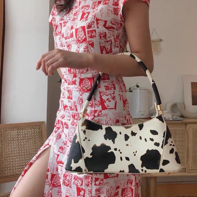 IELGY Túi Xách Đeo Vai Màu Trắn Thời Trang Cho Nữ