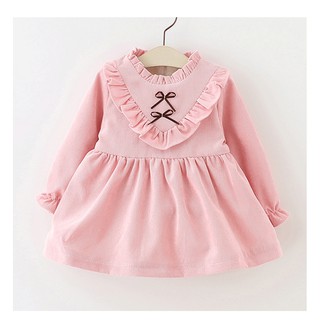 Váy lót lông mịn dáng babydoll cho bé gái