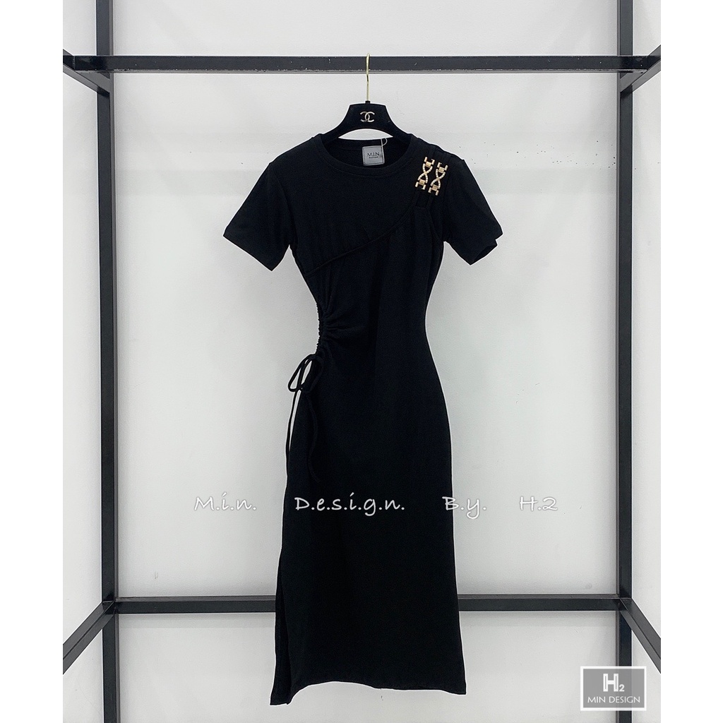 Váy nữ bodip tag vai rút eo thời trang sexy quyến rủI Trần Hân Shop 3007440