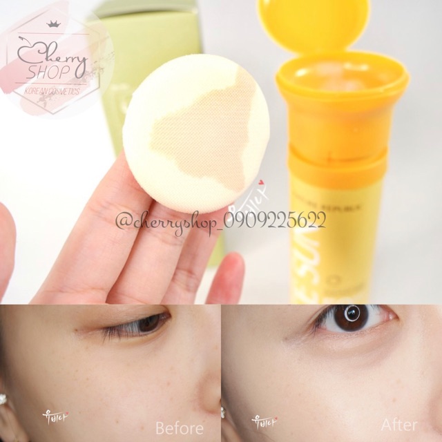 Kem Chống Nắng Nature Republic California Aloe Ice Puff Sun SPF50+/PA++++