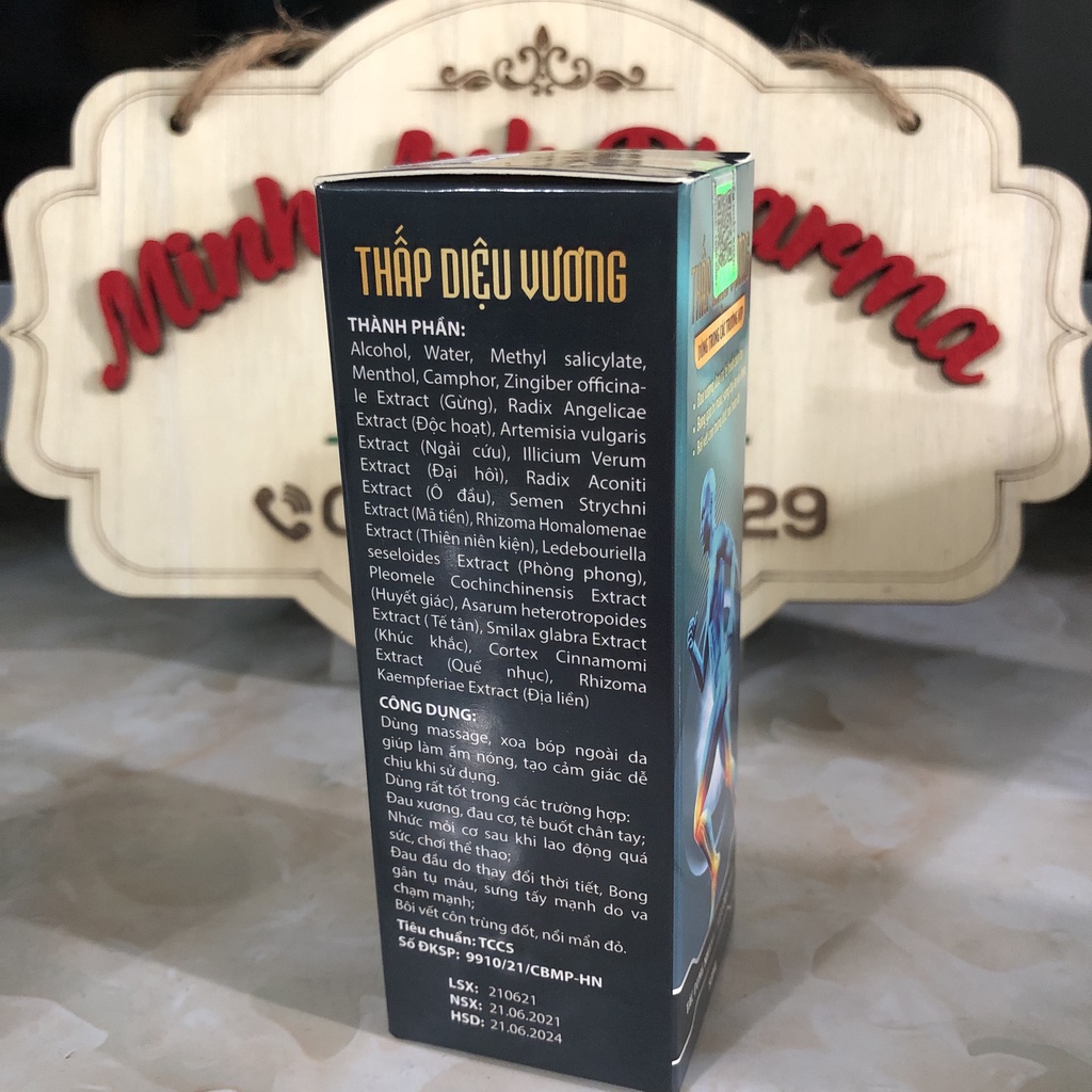 Xịt Thấp Diệu Vương- Bong gân, tê nhức chân tay khi thay đổi thời tiết