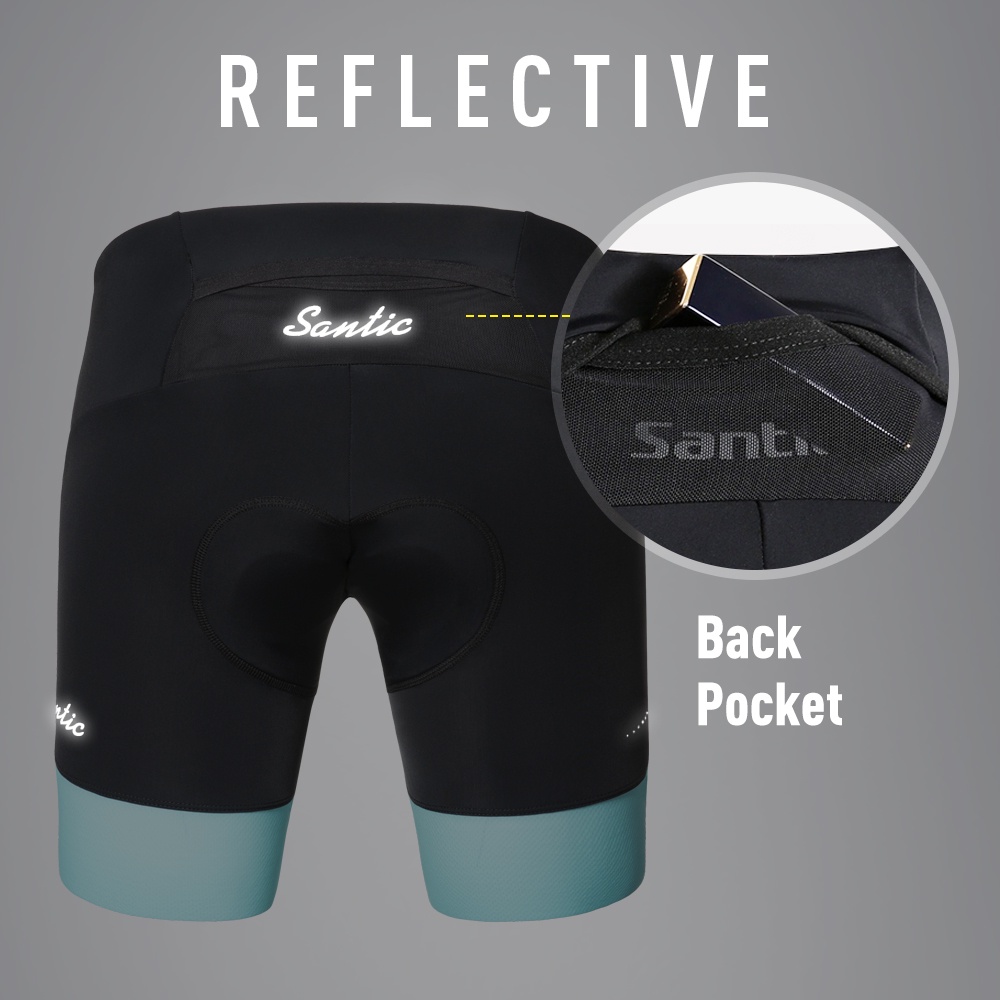Santic Quần Đùi Đạp Xe Cho Nữ Quần Đùi Đạp Xe Quần Đùi Đạp Xe Có Đệm Co Giãn Cao 2-3 Giờ Mùa Hè WL1C05138