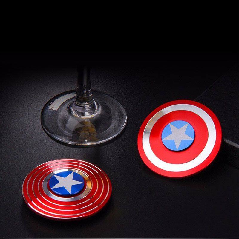 Con Quay Đồ Chơi Spinner BằNg HợP Kim HìNh Captain America