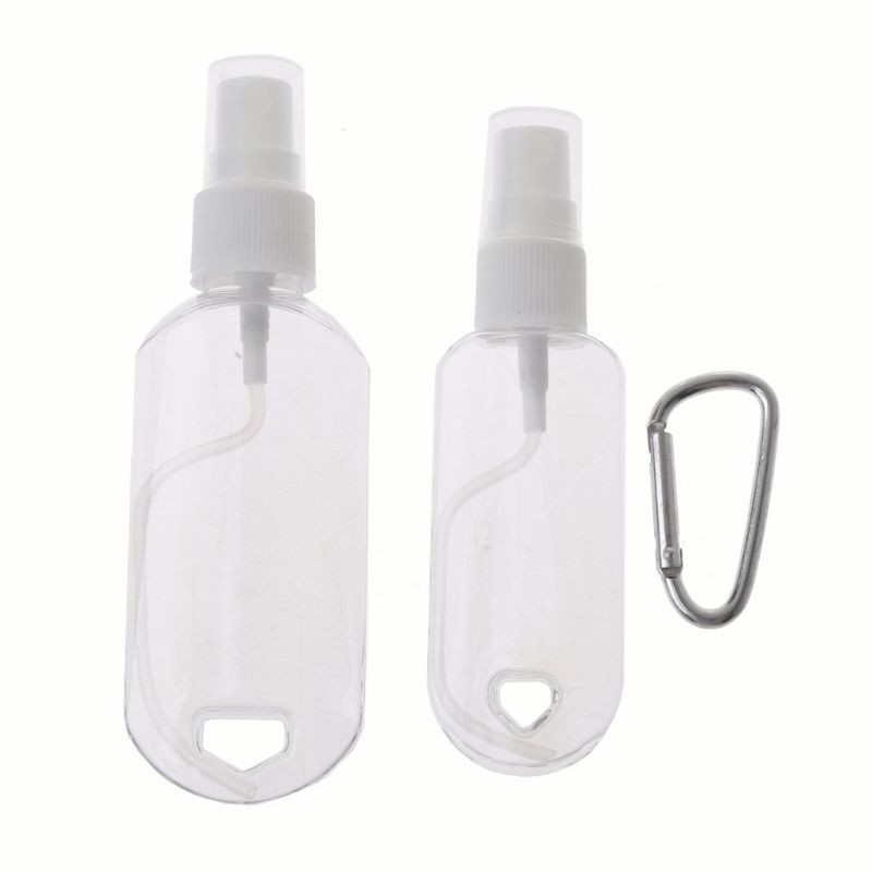 [Hàng mới về] Chai xịt đựng cồn mini có móc treo tiện dụng 30ml/50ml
