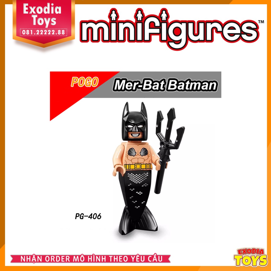 Xếp hình minifigure siêu anh hùng The Lego Batman Movie - Đồ Chơi Lắp Ghép Sáng Tạo - POGO 8106