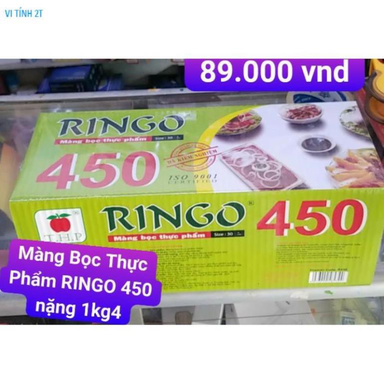 [Mã HCMST5 giảm 10K đơn 99K] Màng Bọc Thực Phẩm RINGO 450 nguyên siu nặng 1kg4 thức ăn