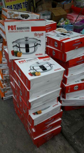 Nồi nẩu kiêm nồi hấp 2 tầng | BigBuy360 - bigbuy360.vn