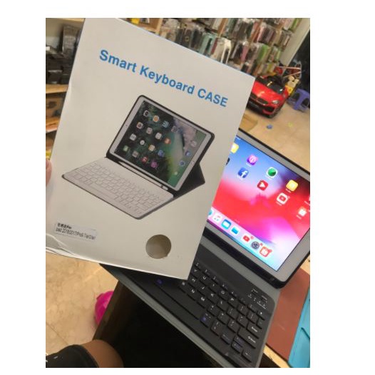 Bao da bàn phím Bluetooth rời cho iPad Gen 9 2021/ Gen 7 10.2 New 2019 /Gen 8 2020 Smart Keyboard