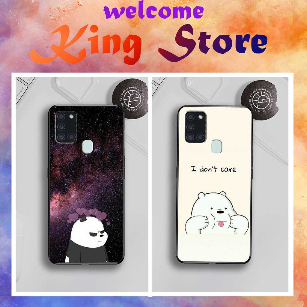 Ốp lưng Samsung A11/A21/A21s  in hình baby chú gấu baer siêu đẹp, độc, lạ_KINGSTORE.HN_Ốp SS A11/A21/A21S