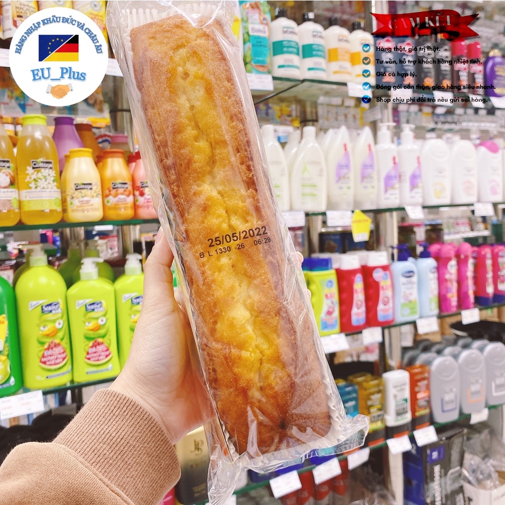 [ Bánh Bà Đầm] Bánh Bông Lan Bơ Patisserie Tradition Pháp 500G - Pháp - siêu ngon