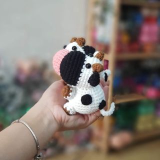 Móc khóa bò sữa