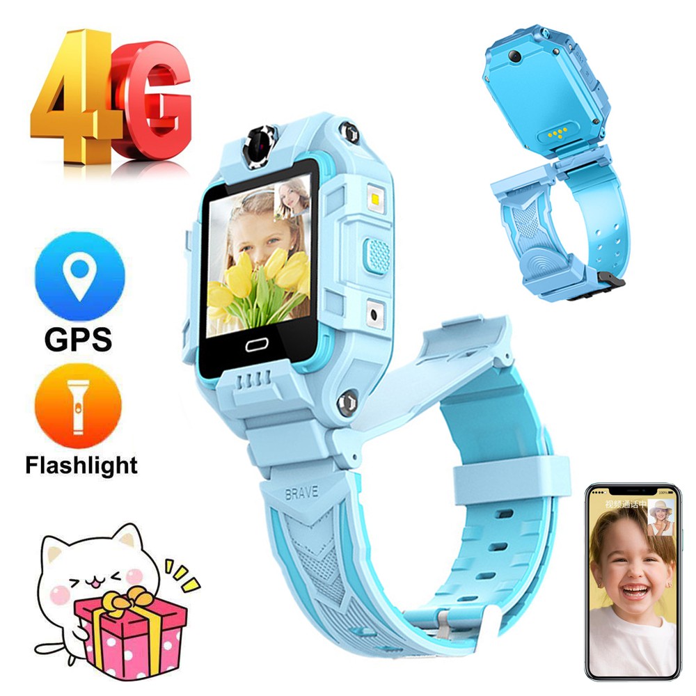 Đồng Hồ Thông Minh T360 4g Có Camera Xoay 360 Độ Hỗ Trợ Nghe Gọi Khẩn Cấp Cho Bé