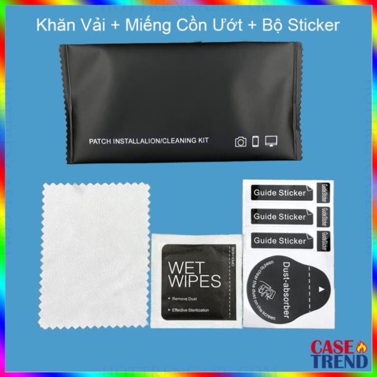 Bộ Phụ Kiện Dán Cường Lực Skin PPF - Khăn Lau Sạch Từ Vải Da Lộn Micro Fiber - Sticker Lấy Bụ