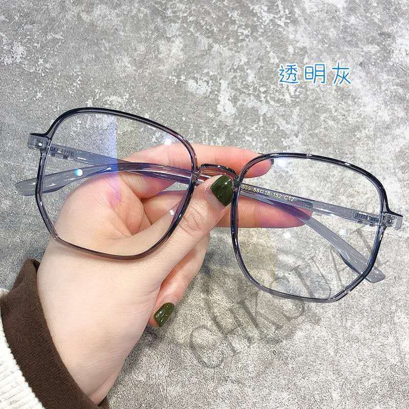 Kính Cận Trong Suốt Chống Bức Xạ Ánh Sáng Xanh Kiểu Hàn Quốc Cho Nữ