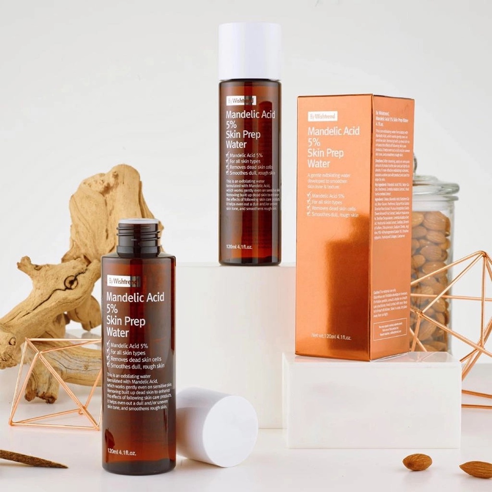 Dung Dịch Tẩy Da Chết Hoá Học Thanh Lọc Lỗ Chân Lông By Wishtrend Mandelic Acid 5% Skin Prep Water 120ml