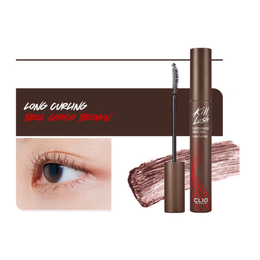 Mascara Làm Cong Mi, Chống Trôi Clio Kill Lash Superproof Mascara 7g