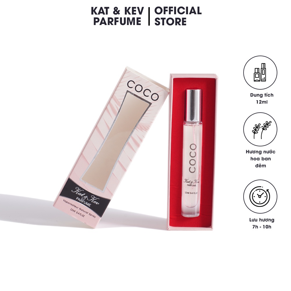 NƯỚC HOA CAO CẤP KAT &amp; KEV DÒNG NỮ COCO VAPORISATEUR SPRAY HÀNG CHÍNH HÃNG