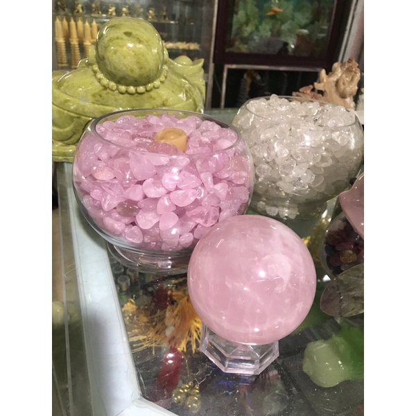 Đá vụn th ạch anh h ồng