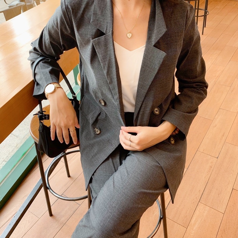 Set blazer và quần baggy