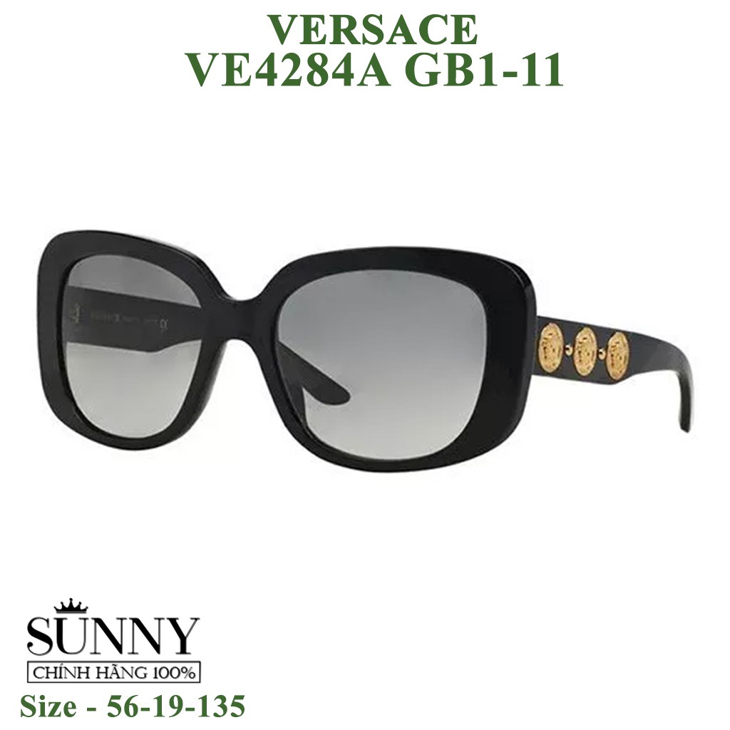 Kính mát chính hãng nam nữ Versace VE4284A màu sắc thời trang, thiết kế dễ đeo bảo vệ mắt
