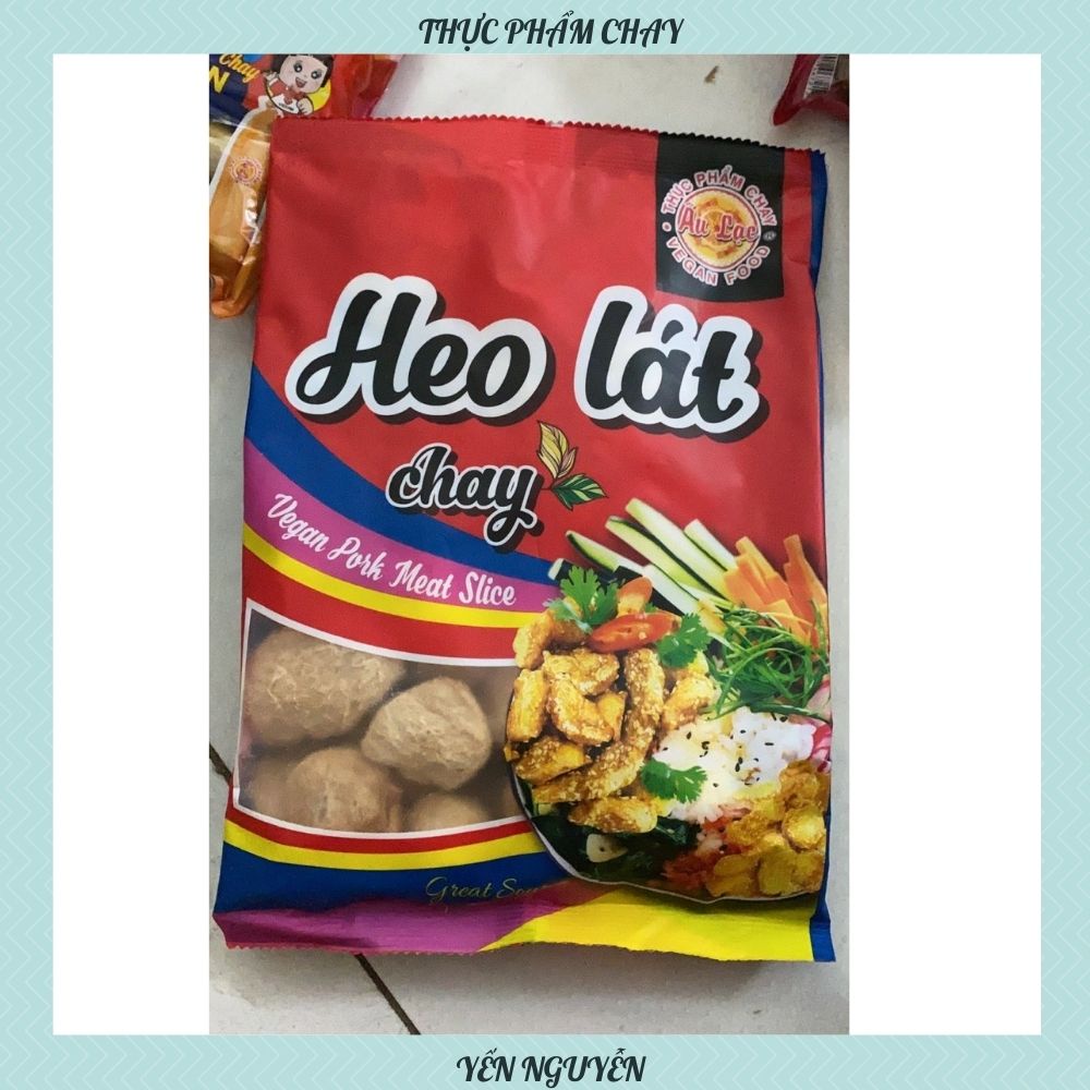 Heo lát chay Âu Lạc - gói 100g - Được làm từ đậu nành, chế biến các món ăn chay ngon, dinh dưỡng, không hàn the, VSAT TP