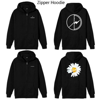 Kpop Bigbang Gd G-Dragon Dây Kéo Áo Chui Đầu Daisy Áo Khoác Áo Khoác Áo Khoác Hoddie