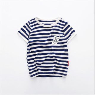 Áo phông kẻ ngang cho bé trai/ bé gái (1-7 tuổi)