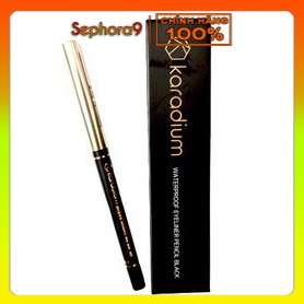 Chì kẻ mắt chống trôi SIÊU DỄ KẺ Karadium Waterproof Eyeliner Pencil Black vỏ đen tạo sự lôi cuốn