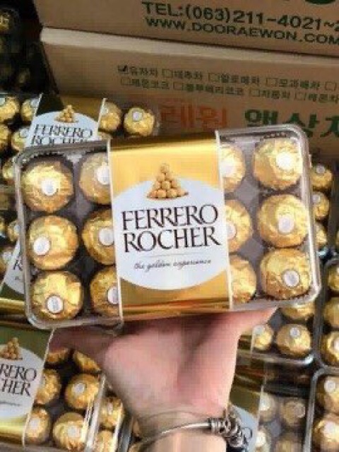 Sô cô la Ferrero Rocher loại hộp 48 viên date T3/24 Mỹ
