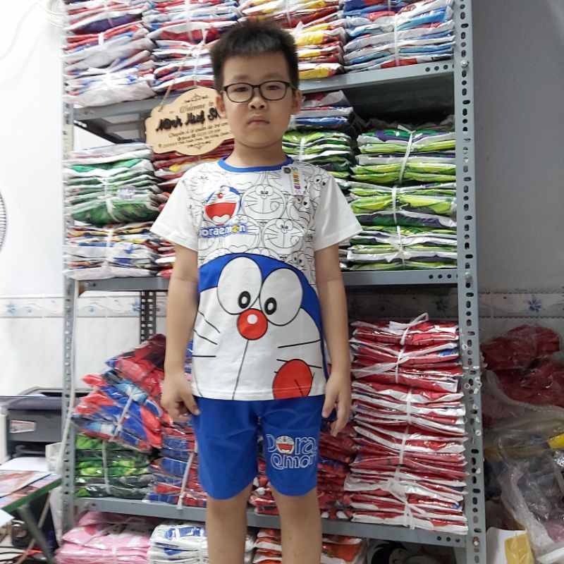 Bộ quần áo thời trang trẻ em Doraemon
