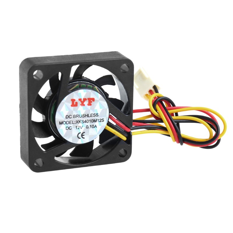 Quạt tản nhiệt cho CPU 0.10a 3-Pin 40x10mm