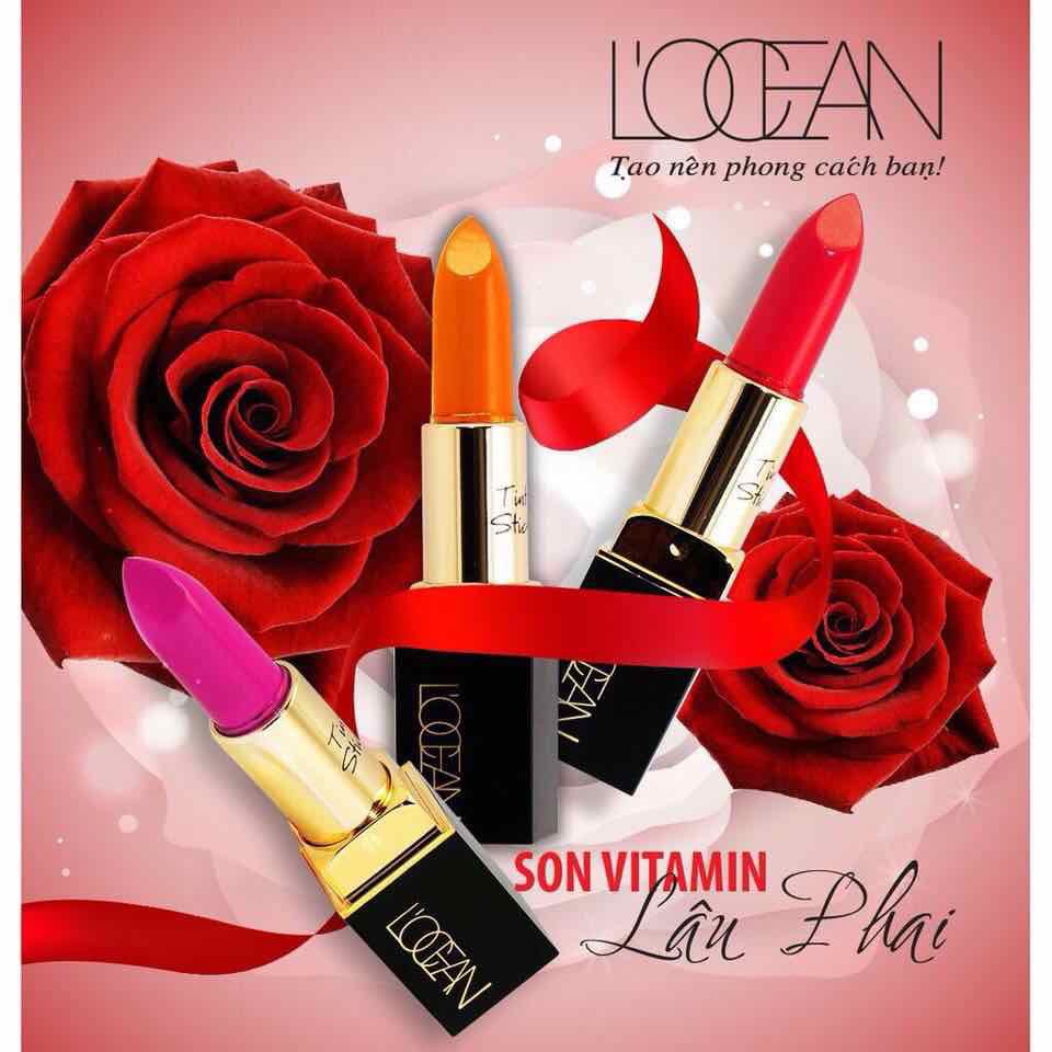 Son Locean Dưỡng Có Màu Vitamin Lâu Phai L'OCEAN Tint Stick - 3.7g