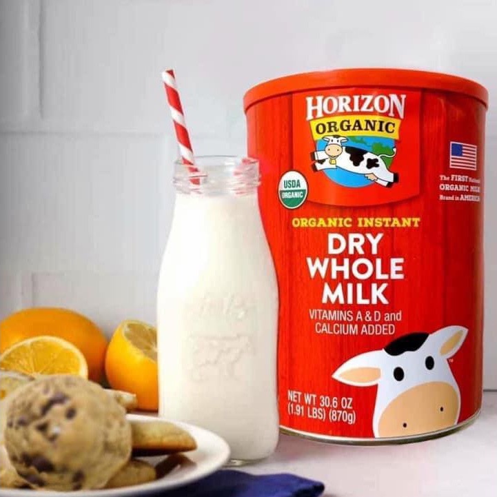 Sữa tươi HORIZON nguyên kem dạng bột hữu cơ Dry Whole Milk 870g [BAY AIR - DATE MỚI 2024]